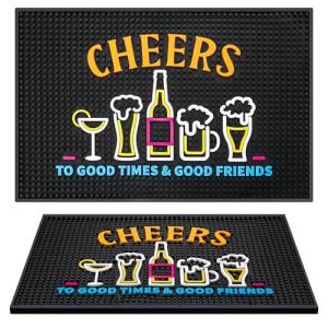 Fluorescent Non-Slip Bar Mat 12 x 18 Inch