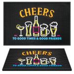Fluorescent Non-Slip Bar Mat 12 x 18 Inch