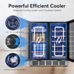 30" Dual Zone Wine and Beverage Cooler