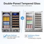 30" Dual Zone Wine and Beverage Cooler