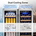 30" Dual Zone Wine and Beverage Cooler