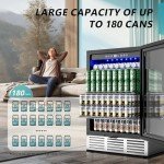 24" Beverage Cooler for Man Cave & Bar