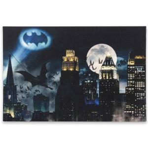 Batman Bat Signal Canvas Art for Man Cave