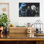 Batman Bat Signal Canvas Art for Man Cave