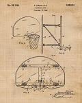 Vintage Sports Patent Prints Wall Art for Man Cave