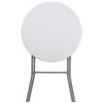 32" Round Folding Bar Height Tables - Set of 4