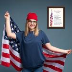 Patriotic Pledge of Allegiance Wall Art Print