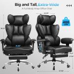 Big & Tall Gaming Chair with Foot Rest