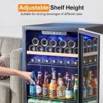 Kalamera 24” Mini Fridge for Beverages and Wine