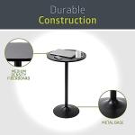 Pearington Santina Black Round Bar Table Set
