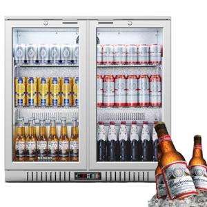 BODEGA Back Bar Cooler with Glass Doors 7.4 Cu.Ft