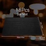 Tioncy 6-Piece Non-Slip Bar Counter Mats