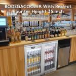 BODEGA Back Bar Cooler with Glass Doors 7.4 Cu.Ft