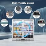 BODEGA Back Bar Cooler with Glass Doors 7.4 Cu.Ft