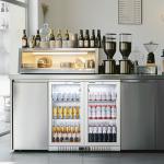 BODEGA Back Bar Cooler with Glass Doors 7.4 Cu.Ft