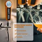 8-Pack Wooden Chalkboard Beer Tap Handles