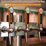 8-Pack Wooden Chalkboard Beer Tap Handles