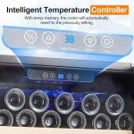 Kalamera 24” Mini Fridge for Beverages and Wine