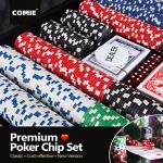 500PCS Poker Chip Set with Aluminum Case