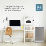 Compact Igloo Refrigerator with Freezer for Man Caves