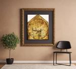 Hereford Mappa Mundi Medieval Wall Art Print