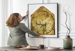Hereford Mappa Mundi Medieval Wall Art Print