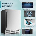 24-Inch Beverage Refrigerator for Man Cave Minutes