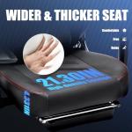 Big & Tall Gaming Chair with Footrest - Black