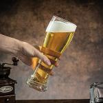 Set of 2 Heavy Base Pilsner Beer Glasses