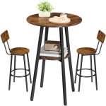 Round Bar Table and Chair Set for Small Spaces