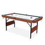 RACK Crux 55" Folding Pool Table - 3-in-1 Games