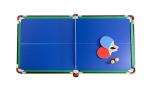 RACK Crux 55" Folding Pool Table - 3-in-1 Games