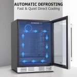 24" Beverage Refrigerator - Holds 154 Cans