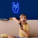 Rockin' Hand LED Neon Sign for Man Cave