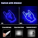 Rockin' Hand LED Neon Sign for Man Cave