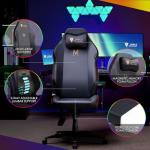 Ergonomic Gaming Chair with Lumbar Support and Armrests