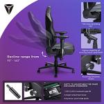 Ergonomic Gaming Chair with Lumbar Support and Armrests