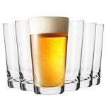 Set of 6 Krosno Beer Glasses, 17.9 oz