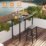 Outdoor Bar Table for Patio and Poolside Fun