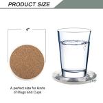 Forest Pattern Round Drink Coaster Set (4)
