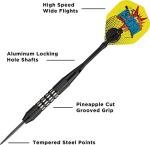 Viper Comix Ka-BOOM Steel Tip Darts - Black