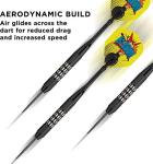 Viper Comix Ka-BOOM Steel Tip Darts - Black