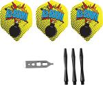 Viper Comix Ka-BOOM Steel Tip Darts - Black