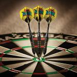 Viper Comix Ka-BOOM Steel Tip Darts - Black