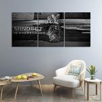 Mindset is Everything 3-Piece Canvas Wall Art