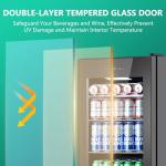 17-Inch Beverage Refrigerator with Glass Door