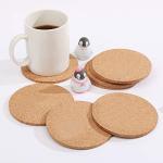 12 Pack Absorbent Cork Coasters for Drinks