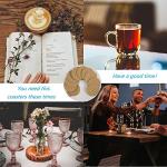 12 Pack Absorbent Cork Coasters for Drinks