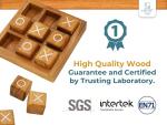Wooden Tic Tac Toe Board - Fun for Everyone
