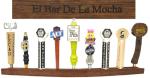 Custom Engraved Oak Whiskey Barrel Beer Tap Display